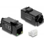 Delock 86609 Keystone modulis RJ45 lizdas Cat.6A UTP su PoE LED