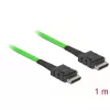 DeLOCK 85214 SAS kabelis 1 m, juodas, SFF-8611 - SFF-8611