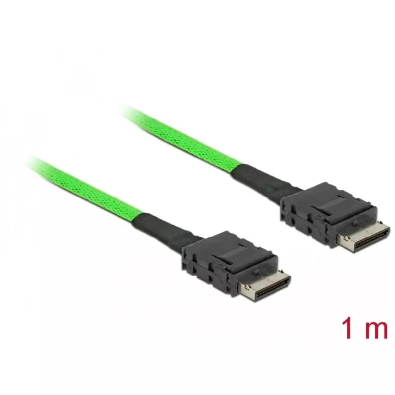 DeLOCK 85214 SAS kabelis 1 m, juodas, SFF-8611 - SFF-8611