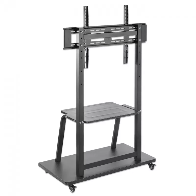 Mobilus stovas televizoriui MANHATTAN 1-ekranui 37–100 col. Juodas VESA 200x200–800x600 Maks. 150 kg