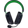 Ausinės žaidimams Razer BlackShark V3 X HyperSpeed – laidinės ir belaidės (USB-A, Bluetooth), uždedamos ant ausų, 20–28 kHz, 270 g, juodos/žalios