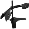 SilverStone SST-ARM23BS-L – Dvigubas monitoriaus laikiklis – juodas