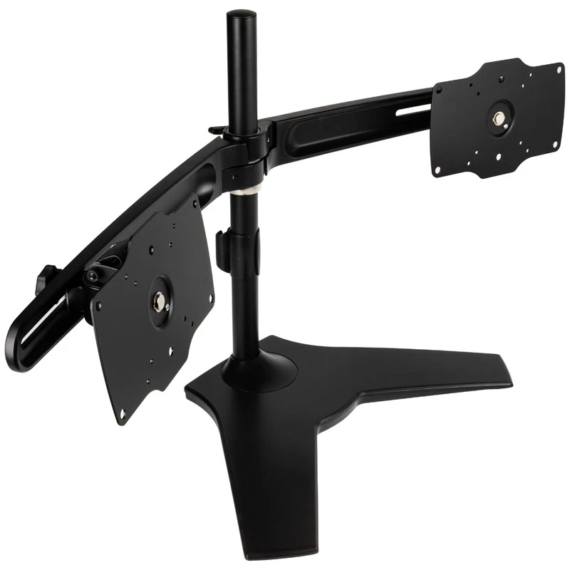 SilverStone SST-ARM23BS-L – Dvigubas monitoriaus laikiklis – juodas
