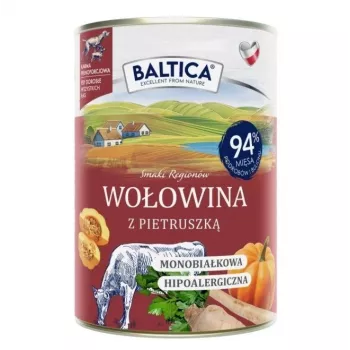 BALTICA regional flavours jautiena su petražolėmis - šlapias šunų ėdalas - 400g