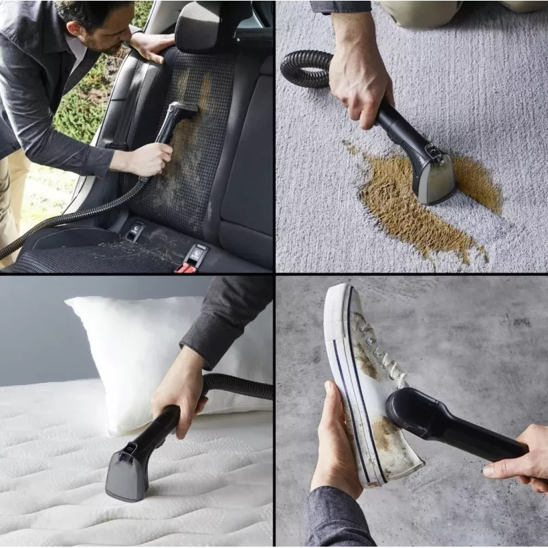 Nešiojamas dėmių valiklis Tefal Clean It Compact Pet IZ3020F0 – rankinis kilimų ir gyvūnų dėmių valiklis