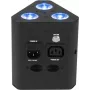 LED baterinis šviestuvas EUROLITE AKKU TL-3 QCL RGB UV, nešiojamas belaidis sceninis/tvarkomasis šviestuvas