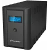 PowerWalker VI 1200 SHL linijiškai interaktyvus UPS 1200 VA (1,2 kVA), 600 W, 4 lizdai (2x Schuko, 2x IEC C13), USB, LCD, juodas