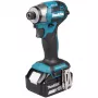 Poveikinis suktuvas Makita DTD173RTJ 18V belaidis, 1/4 colio griebtuvas, 3600 aps./min., pistoletinė rankena, Li-Ion