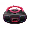 Denver TCL-212BT PINK nešiojamas CD grotuvas Juoda, Rožinė