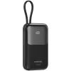 CANYON OnPower 101 įmontuotu kabeliu 10000 mAh PD22.5W Juoda