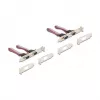 Vidinė RS-232 sąsajos plokštė DELOCK 95278 – Mini PCI Express, 4× RS-232 išėjimai, FIFO 256 B, 30×51×10 mm