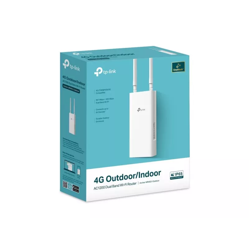 Belaidis maršrutizatorius lauko sąlygoms TP-LINK Archer MR402-Outdoor 4G AC1200 Dual Band