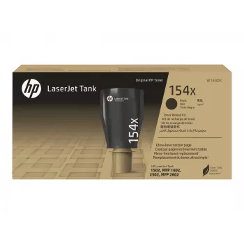 HP 154X didelės talpos juodas originalus LaserJet Tank tonerio papildymo rinkinys