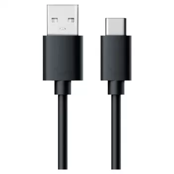 USB laidas RealPower 255650 USB 3.2 Gen 1 0,6 m juodas