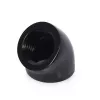 Alphacool 17592 žarnos jungtis, žalvaris, juoda, 21 mm