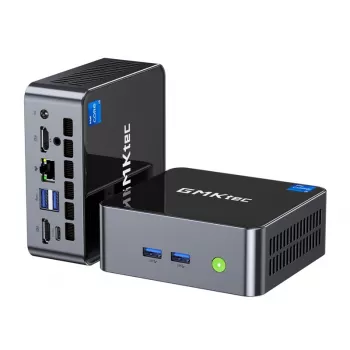 Mini kompiuteris GMKtec NucBox M3 Intel Core i5-12450H, 16 GB DDR4, 512 GB SSD, Windows 11 Pro, Juoda