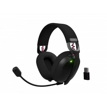 Gaming ausinės Genesis Fury Fukiya F6 | Bluetooth | Uždedamos ant ausų | Mikrofonas | Belaidės | Juodos