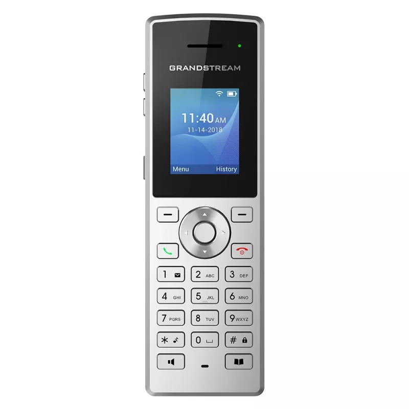 Grandstream Networks WP810 IP Telefonas Juodas Metalinis 2 Linijos TFT Wi-Fi