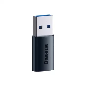 Adapteris Baseus Ingenuity USB-A → USB-C OTG (mėlynas)