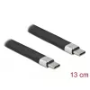 USB 2.0 FPC plokščias juostinis kabelis DeLOCK 86940 USB Type-C į USB Type-C 13 cm