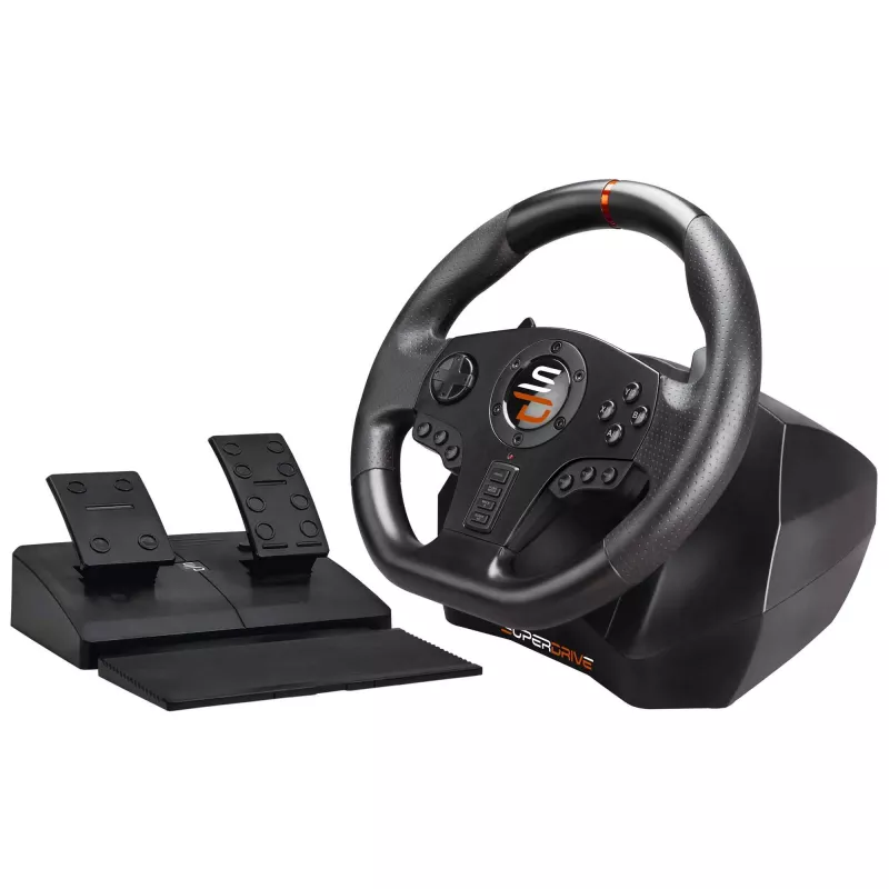 Subsonic SA5595-PC Gaming Vairas Juodas USB su Pedalais
