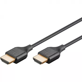 Goobay HDMI 2.0 laidas 5 m A tipo kištukas – A tipo kištukas 18 Gbit/s juodas