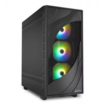 Sharkoon REBEL C80M RGB Midi Tower Juodas