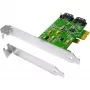 DAWICONTROL DC-600e RAID valdiklis, SATA, Serial ATA II, 0, 1, JBOD, 5 Gbit/s, Marvell 88SE9128, Windows 2000