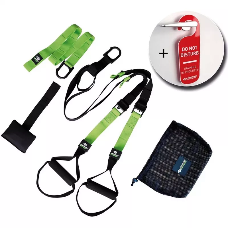 Schildkröt Fitness pakabinamas treniruoklis Black- Green