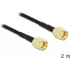 Anteninis kabelis DeLOCK RP-SMA į RP-SMA LMR/CFD100 2m