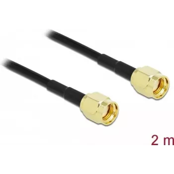 Anteninis kabelis DeLOCK RP-SMA į RP-SMA LMR/CFD100 2m