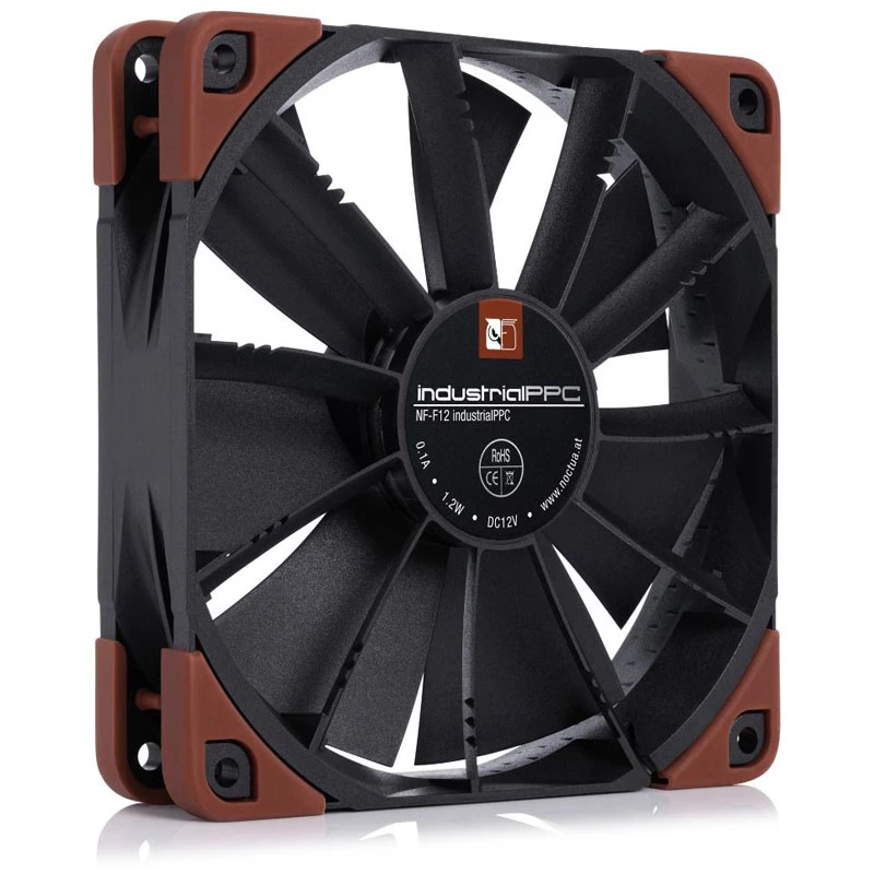 Noctua NF-F12 industrialPPC-24V-3000 120mm PWM korpuso ventiliatorius