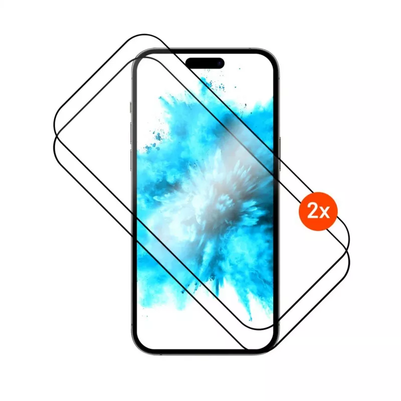 Fiksuotas ekrano apsauginis stiklas | Apple | iPhone 17 Pro Max | Stiklas | Juodas