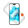 Fiksuotas ekrano apsauginis stiklas | Apple | iPhone 17 Pro Max | Stiklas | Juodas