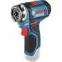 Bosch GSR 12V-15 FC Professional Gręžtuvas su Sukimo Momentu 600 g Juodas, Mėlynas