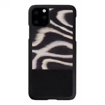 Apsauginis dėklas iPhone 11 Pro Max man and wood leopard black raštas
