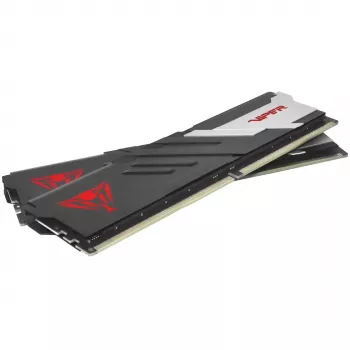 DIMM 16 GB DDR5-5600 (2x 8 GB) Dual-Kit, Arbeitsspeicher schwarz/weiß, PVV516G560C40K, Viper Venom, INTEL XMP