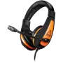 CANYON Star Raider GH-1A, žaidimų ausinės 3.5 mm lizdu, su reguliuojamu mikrofonu ir garsumo valdymu, su 2in1 3.5 mm adapteriu, kabelis 2 m, juodos spalvos, 0.23 kg