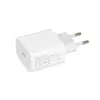 Vidinis USB-C greitasis įkroviklis IBOX C-37, 20 W, USB-C PD 3.0, 3 A išėjimas, baltas
