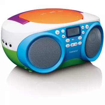 Nešiojamas radijas su CD grotuvu Lenco SCD41 įvairiaspalvis