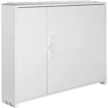 Hager FWB43S. Typ: Freistehendes Gestell, Produktfarbe: Weiß, Internationale Schutzart (IP-Code): IP44. Breite: 650 mm, Tiefe: 161 mm, Höhe: 800 mm (F
