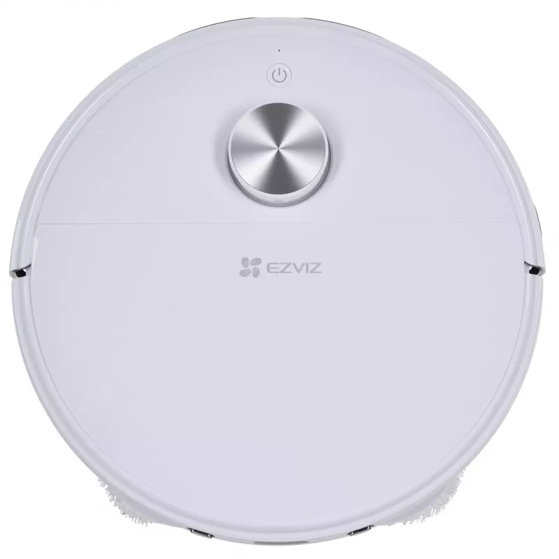 Robotinis dulkių siurblys EZVIZ RS2 su žemėlapių sudarymu, 4000 Pa siurbimas, 5200 mAh baterija, 220 min veikimo laikas, plaunamas šluostės pagrindas, bazinė stotelė su 5/5,5 L vandens bakais