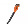 Belaidis lapų pūstuvas Black & Decker GWC1820PC 209 km/h, juoda/oranžinė, 18 V ličio