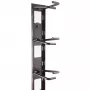 APC NetShelter kabelių valdymo vertikalus rinkinys, 8 žiedai, juodas, 55 mm x 766 mm x 85 mm