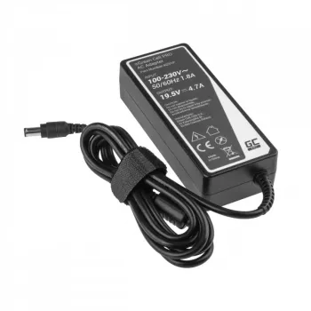 Maitinimo adapteris Green Cell AD31P 90W Vidinė AC į DC 19,5V 4,7A, skirtas Sony nešiojamiesiems kompiuteriams, juodas