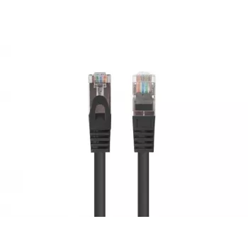 LANBERG RJ-45 Cat6 jungiamasis kabelis PCF6-20CC-0150-BK, F/UTP, CCA, 1,5 m, juodas