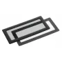 Dulkių filtras DEMCiflex Standard 2x 40 mm ventiliatoriams, juodas, 130,7×60 mm
