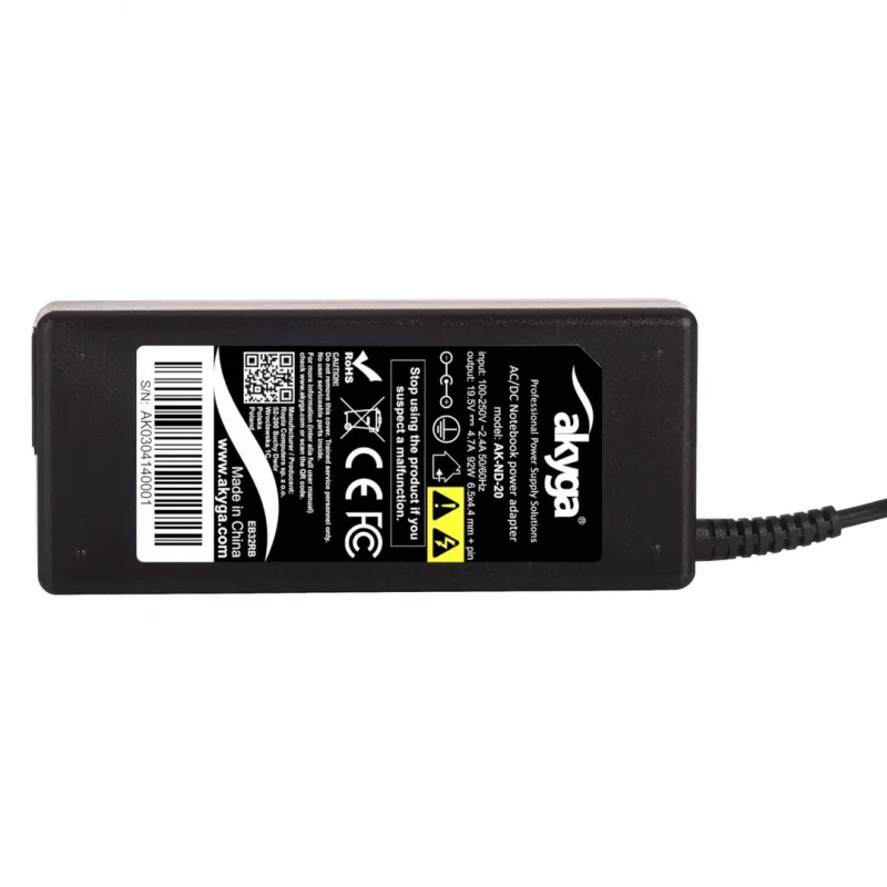 Akyga AK-ND-20 maitinimo adapteris Sony nešiojamiesiems kompiuteriams, 92 W, 19,5 V, 4,7 A, 6,5 x 4,4 mm su kaiščiu