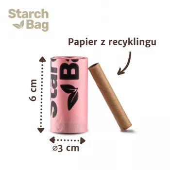 STARCH BAG – Šunų išmatų maišeliai – 1 x 15 vnt.