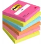 3M 654-6-POP lipnūs lapeliai kvadratiniai, įvairiaspalviai, 100 lapų